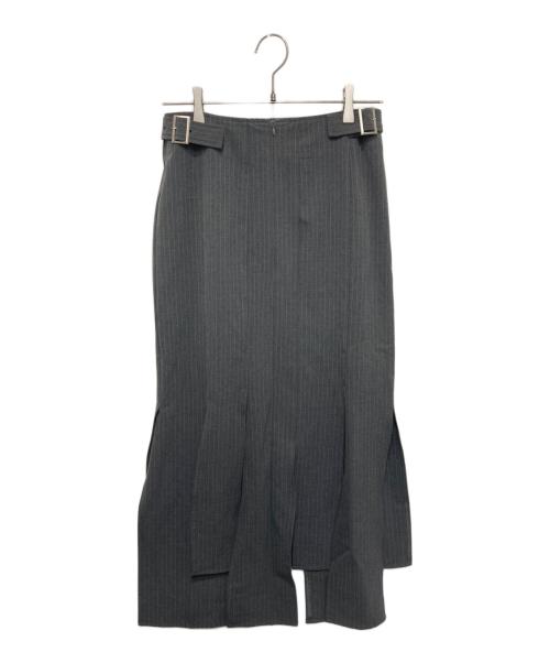 MUSUBORE（ムスボレ）musubore (ムスボレ) vents skirt ＆ bustier set-up グレーの古着・服飾アイテム