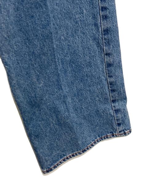 NEEDBY heritage（ニードバイヘリテージ）NEEDBY heritage (ニードバイヘリテージ) センタープレスデニムパンツ ブルー サイズ:26の古着・服飾アイテム