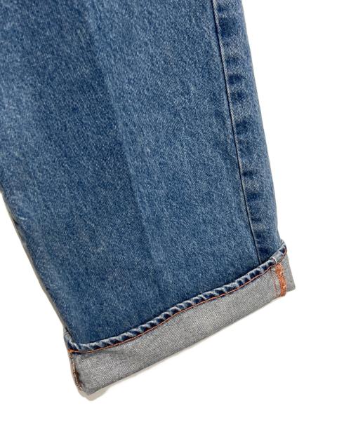 NEEDBY heritage（ニードバイヘリテージ）NEEDBY heritage (ニードバイヘリテージ) センタープレスデニムパンツ ブルー サイズ:26の古着・服飾アイテム