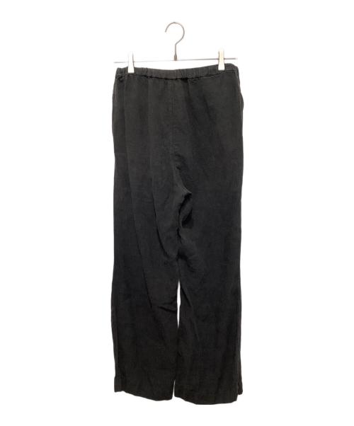 Plage（プラージュ）Plage (プラージュ) Washer Linen Relax パンツ ブラック サイズ:36の古着・服飾アイテム