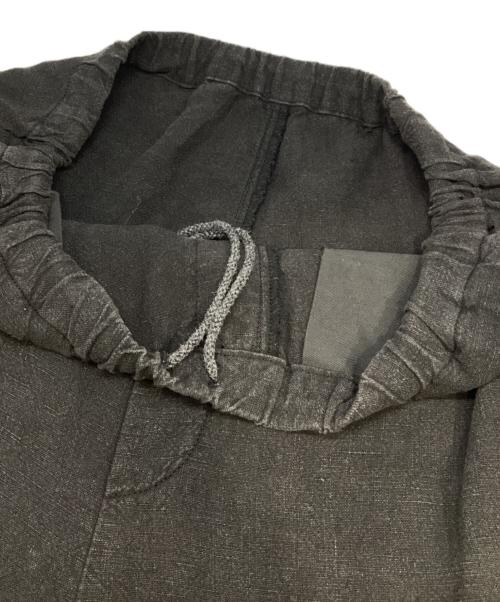 Plage（プラージュ）Plage (プラージュ) Washer Linen Relax パンツ ブラック サイズ:36の古着・服飾アイテム