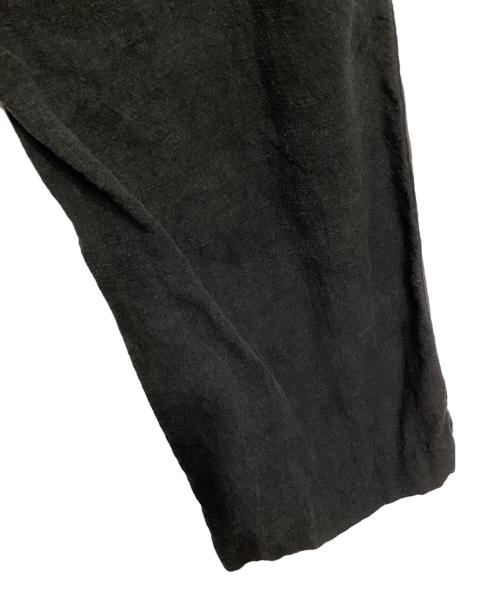 Plage（プラージュ）Plage (プラージュ) Washer Linen Relax パンツ ブラック サイズ:36の古着・服飾アイテム
