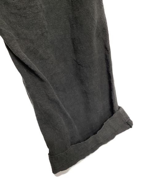 Plage（プラージュ）Plage (プラージュ) Washer Linen Relax パンツ ブラック サイズ:36の古着・服飾アイテム