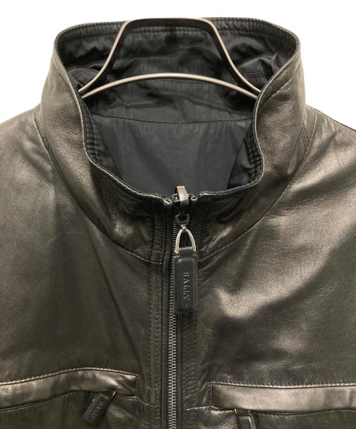 BALLY（バリー）BALLY (バリー) レザーブルゾン ブラック サイズ:40の古着・服飾アイテム
