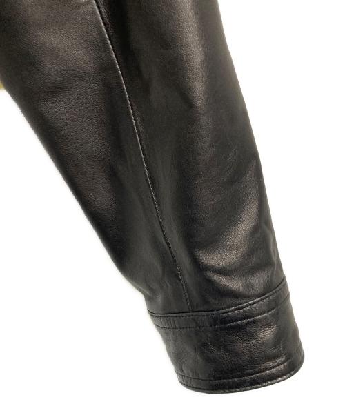 BALLY（バリー）BALLY (バリー) レザーブルゾン ブラック サイズ:40の古着・服飾アイテム