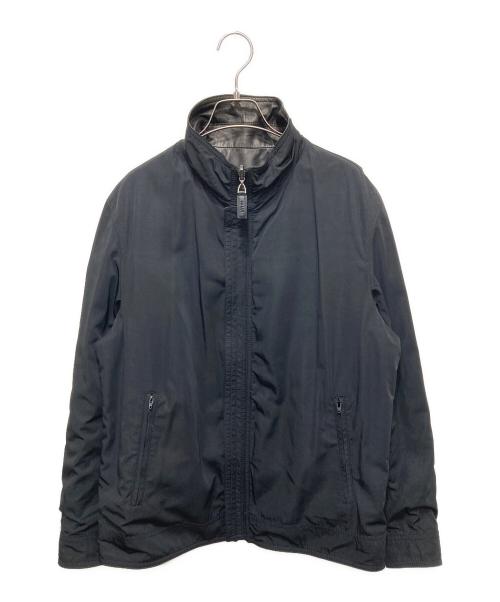 BALLY（バリー）BALLY (バリー) レザーブルゾン ブラック サイズ:40の古着・服飾アイテム