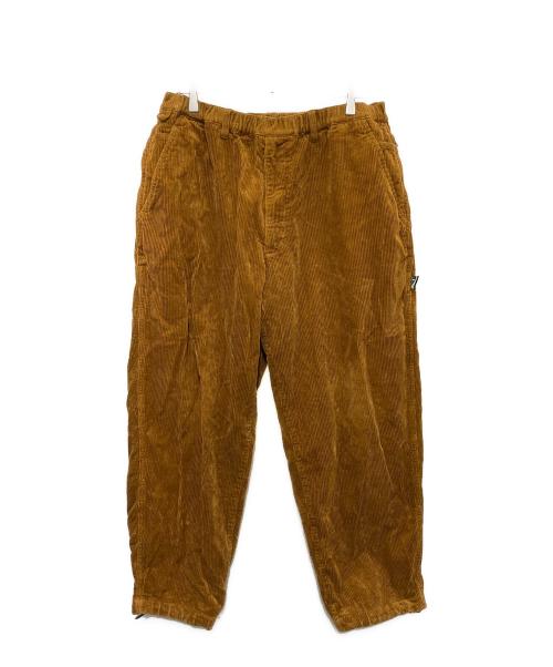 BROCHURE（ブローシュアー）BROCHURE (ブローシュアー) CORD EASY PANTS ブラウン サイズ:Ⅿの古着・服飾アイテム