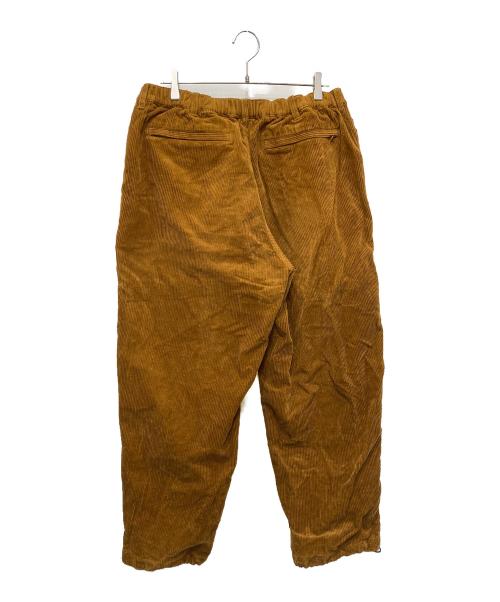 BROCHURE（ブローシュアー）BROCHURE (ブローシュアー) CORD EASY PANTS ブラウン サイズ:Ⅿの古着・服飾アイテム