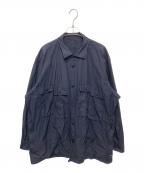 BROCHUREブローシュアー）の古着「FLAG SHIRTS」｜ネイビー