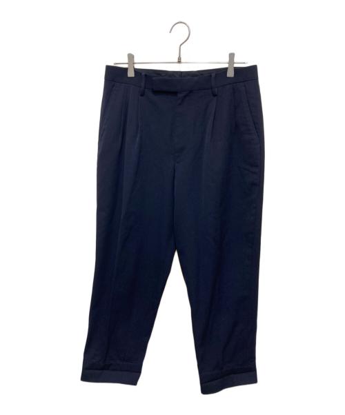 COMOLI（コモリ）COMOLI (コモリ) ウールナイロン 2タックパンツ ネイビー サイズ:2の古着・服飾アイテム