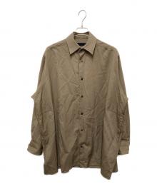 th products（ティーエイチプロダクツ）の古着「ウールオーバーサイズシャツ」｜ベージュ