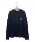 MAISON KITSUNE（メゾンキツネ）の古着「フォックスヘッドロゴ ロンT」｜ブラック