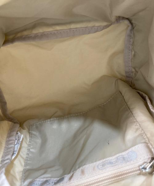 LeSportsac（レスポートサック）LeSportsac (レスポートサック) Ameri (アメリ) CONV DRAWSTRING CRSSBDYサンドバー アイボリーの古着・服飾アイテム