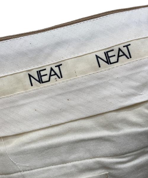NEAT（ニート）NEAT (ニート) コットンピケ2タックトラウザーパンツ ベージュ サイズ:48の古着・服飾アイテム