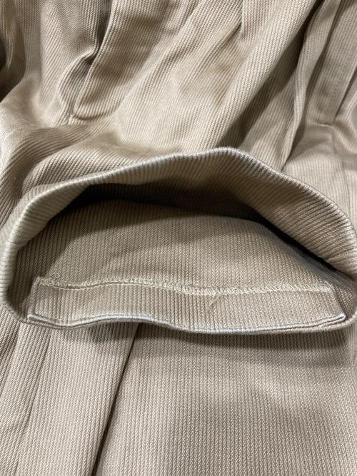 NEAT（ニート）NEAT (ニート) コットンピケ2タックトラウザーパンツ ベージュ サイズ:48の古着・服飾アイテム