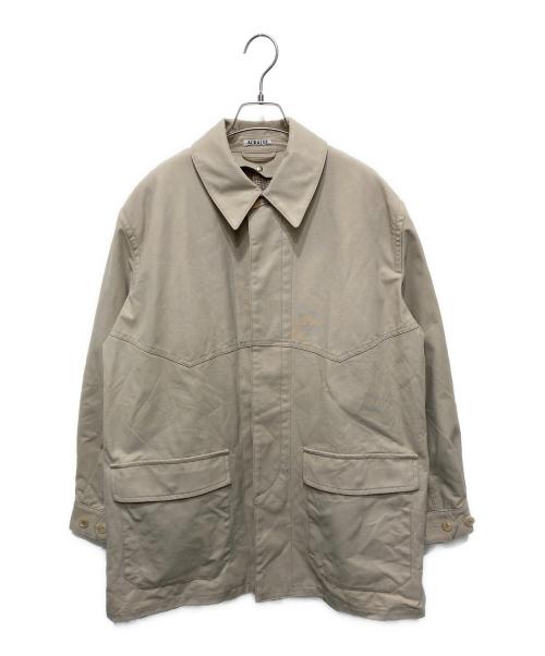 AURALEE（オーラリー）AURALEE (オーラリー) COTTON OILED CANVAS LINER BLOUSON ベージュ サイズ:3の古着・服飾アイテム