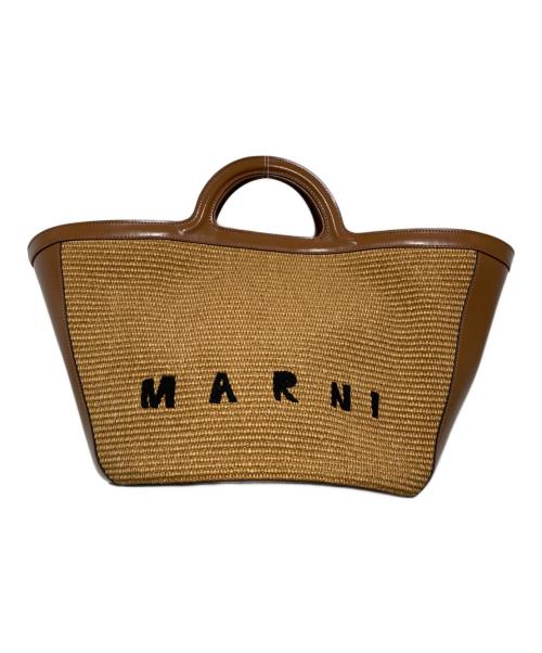 MARNI（マルニ）MARNI (マルニ) LARGE TROPICALIA BAG/ラージトロピカルバッグ ベージュの古着・服飾アイテム