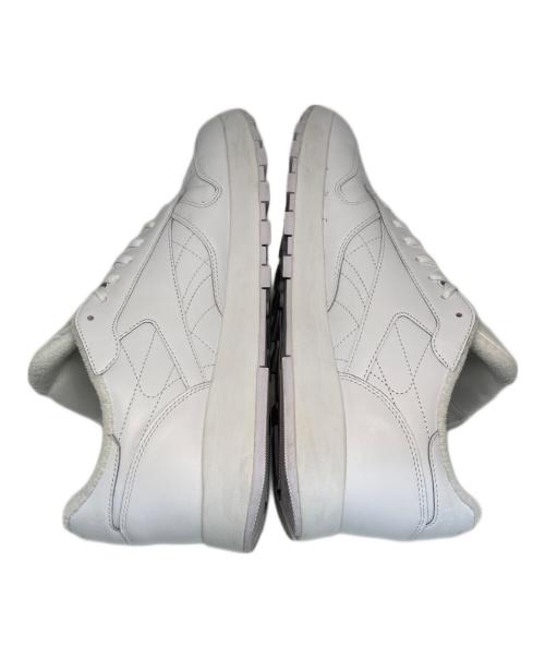 Maison Margiela（メゾンマルジェラ）Maison Margiela (メゾンマルジェラ) REEBOK (リーボック) Classic Leather Tabi スニーカー ホワイト サイズ:30cmの古着・服飾アイテム
