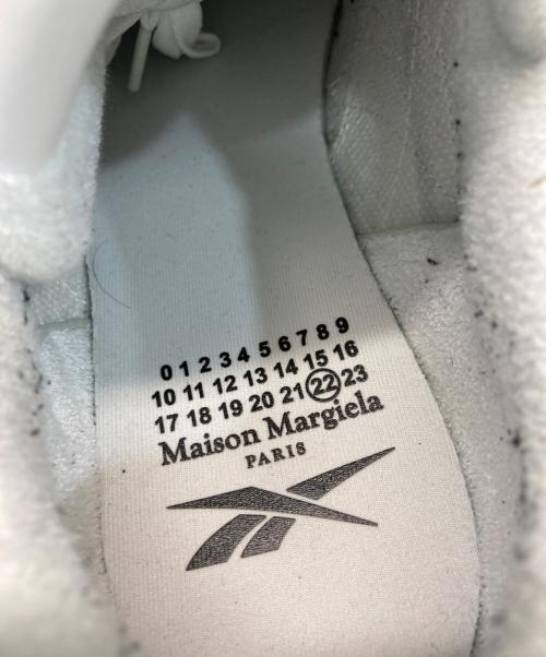 Maison Margiela（メゾンマルジェラ）Maison Margiela (メゾンマルジェラ) REEBOK (リーボック) Classic Leather Tabi スニーカー ホワイト サイズ:30cmの古着・服飾アイテム