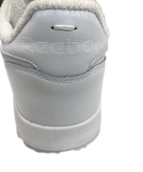 Maison Margiela（メゾンマルジェラ）Maison Margiela (メゾンマルジェラ) REEBOK (リーボック) Classic Leather Tabi スニーカー ホワイト サイズ:30cmの古着・服飾アイテム