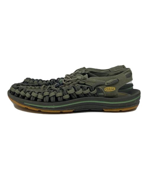 KEEN（キーン）KEEN (キーン) UNEEK FLAT カーキ サイズ:US9の古着・服飾アイテム