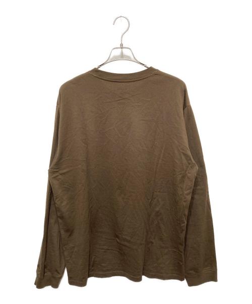 nonnative（ノンネイティブ）nonnative (ノンネイティブ) TRUNK(HOTEL) コラボ長袖Tシャツ ブラウン サイズ:3の古着・服飾アイテム