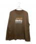 nonnative（ノンネイティブ）の古着「コラボ長袖Tシャツ」｜ブラウン