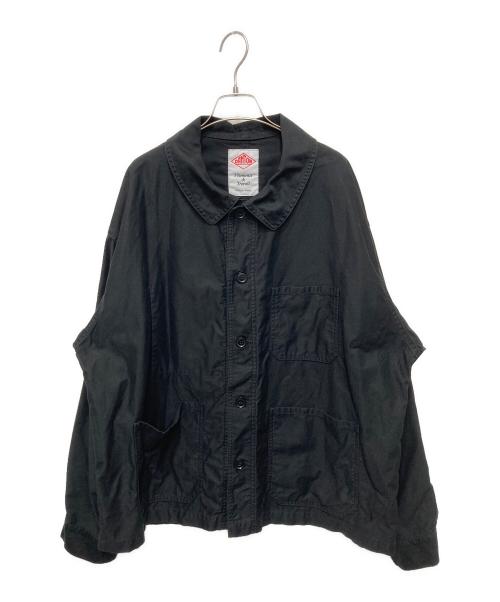 DANTON（ダントン）DANTON (ダントン) MOLESKIN WIDE COVERALL JACKET ブラック サイズ:42の古着・服飾アイテム