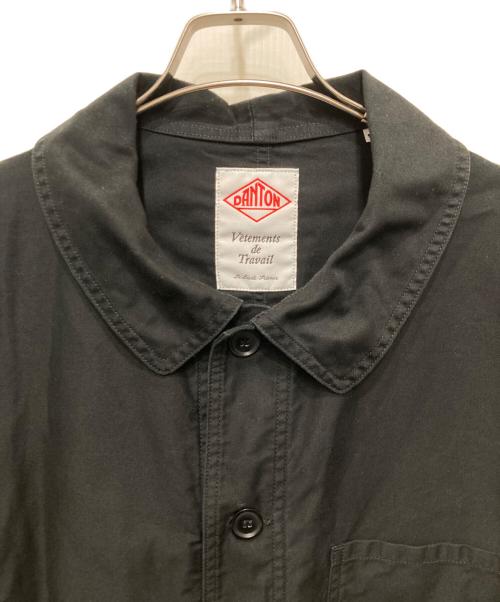 DANTON（ダントン）DANTON (ダントン) MOLESKIN WIDE COVERALL JACKET ブラック サイズ:42の古着・服飾アイテム