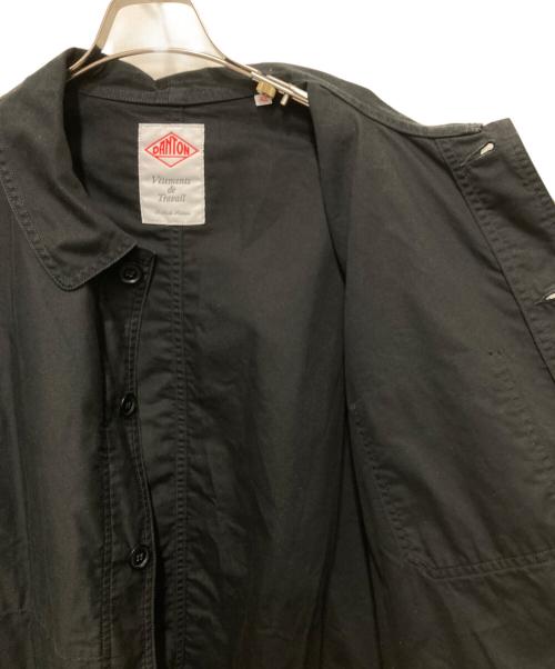 DANTON（ダントン）DANTON (ダントン) MOLESKIN WIDE COVERALL JACKET ブラック サイズ:42の古着・服飾アイテム