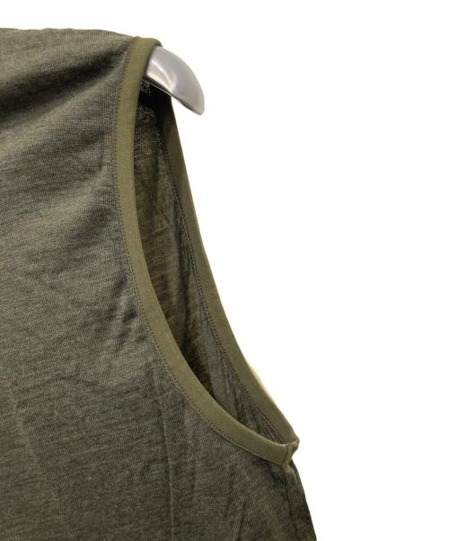 subtle voice（サトルボイス）Subtle Voice (サトルボイス) SVウールAddベスト カーキ サイズ:Ⅼの古着・服飾アイテム