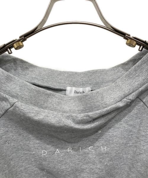 darich（ダーリッチ）Darich (ダーリッチ) ウエストデザインビジューオフショルダートップス グレー サイズ:FREEの古着・服飾アイテム