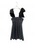 amerge (アメルジュ) ribbon shoulder check circular onepiece グレー サイズ:Ⅿ：5000円