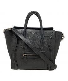 CELINE（セリーヌ）の古着「ラゲージ ナノ ショッパー ハンドバッグ」｜ブラック