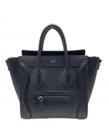 CELINE（セリーヌ）の古着「ラゲージ ナノ ショッパー ハンドバッグ」｜ブラック