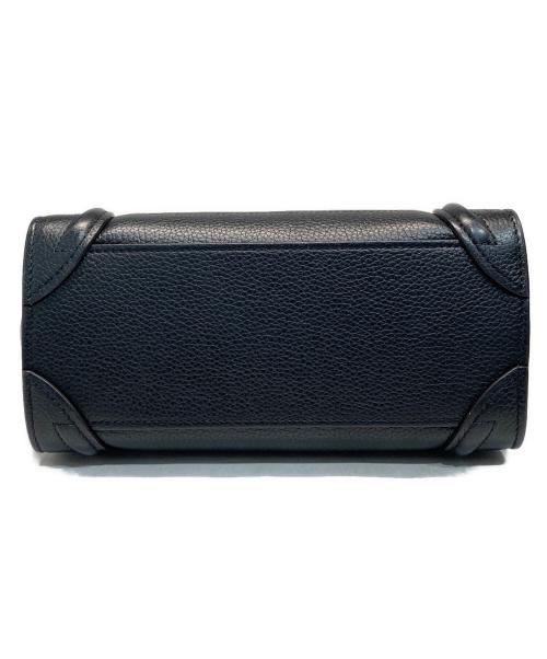 CELINE（セリーヌ）CELINE (セリーヌ) ラゲージ ナノ ショッパー ハンドバッグ ブラックの古着・服飾アイテム