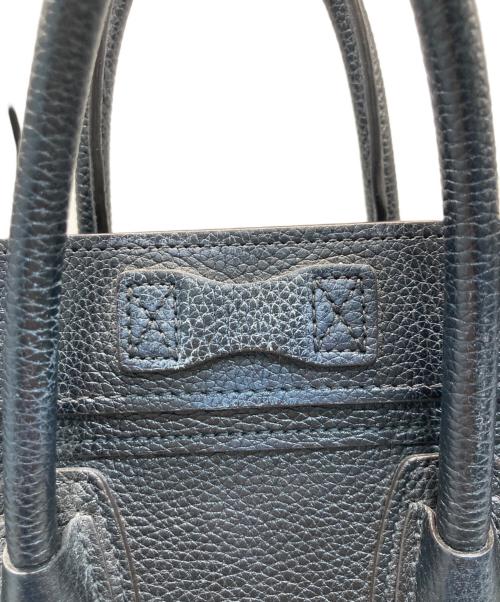 CELINE（セリーヌ）CELINE (セリーヌ) ラゲージ ナノ ショッパー ハンドバッグ ブラックの古着・服飾アイテム