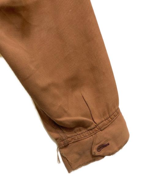 USED（ユーズド）USED (ユーズド) ヴィンテージブルゾン ブラウン サイズ:不明の古着・服飾アイテム