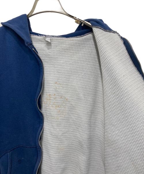 USED（ユーズド）USED (ユーズド) ヴィンテージ裏サーマルジップパーカー ネイビー サイズ:不明の古着・服飾アイテム