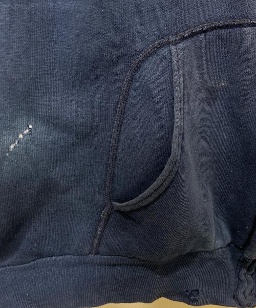 USED（ユーズド）USED (ユーズド) ヴィンテージ裏サーマルジップパーカー ネイビー サイズ:不明の古着・服飾アイテム