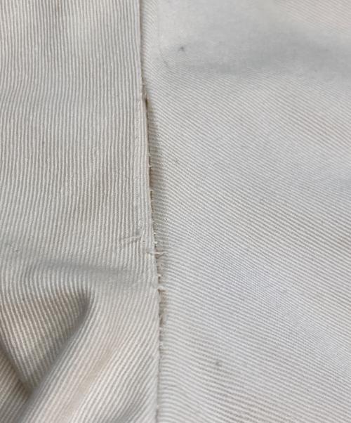 U'S NAVY（ユーエスネイビー）U'S NAVY (ユーエスネイビー) ヴィンテージコットンワークパンツ アイボリー サイズ:不明の古着・服飾アイテム