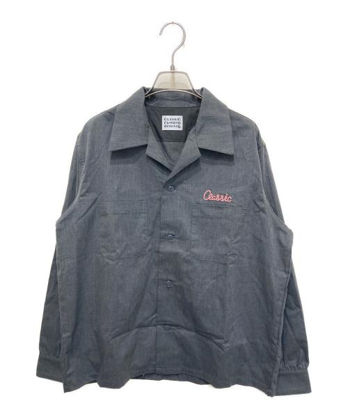 Classic clothing（クラシッククロージング）CLASSIC CLOTHING (クラシッククロージング) CCO Work shirt グレー サイズ:Ⅿの古着・服飾アイテム