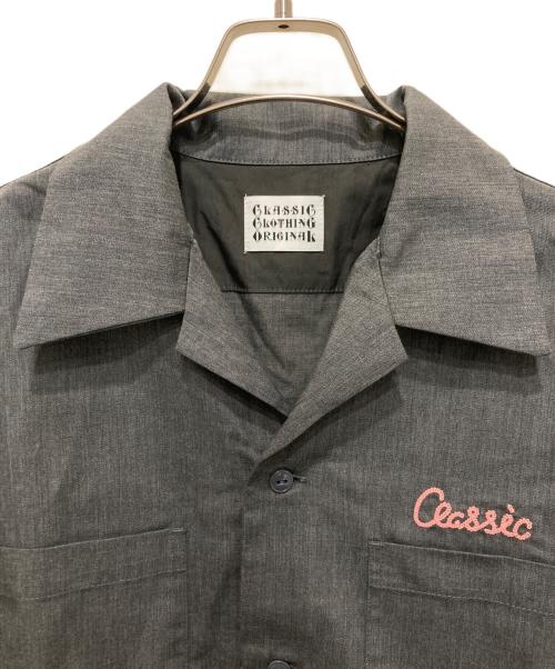 Classic clothing（クラシッククロージング）CLASSIC CLOTHING (クラシッククロージング) CCO Work shirt グレー サイズ:Ⅿの古着・服飾アイテム