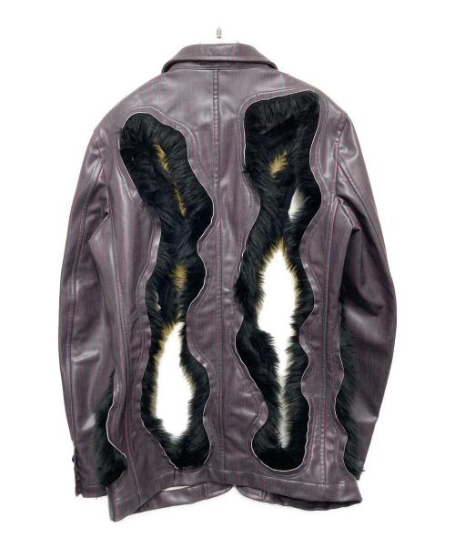 COMME des GARCONS HOMME PLUS（コムデギャルソンオムプリュス）COMME des GARCONS HOMME PLUS (コムデギャルソンオムプリュス) テーラードジャケット グレー サイズ:Ⅼの古着・服飾アイテム
