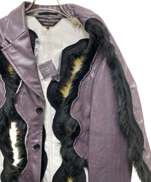 COMME des GARCONS HOMME PLUS（コムデギャルソンオムプリュス）COMME des GARCONS HOMME PLUS (コムデギャルソンオムプリュス) テーラードジャケット グレー サイズ:Ⅼの古着・服飾アイテム