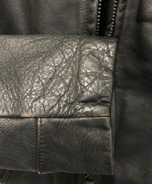 HARLEY-DAVIDSON（ハーレーダビッドソン）HARLEY-DAVIDSON (ハーレーダビッドソン) レザージャケット ブラック サイズ:40の古着・服飾アイテム