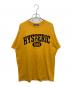 Hysteric Glamour（ヒステリックグラマー）の古着「EVIL COLLEGE Tシャツ」｜イエロー