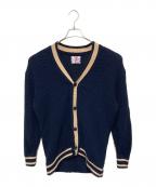 son of the cheese×BEAUTY&YOUTH（サノバチーズ）×ビューティーアンドユース）の古着「別注Line Cardigan」｜ネイビー
