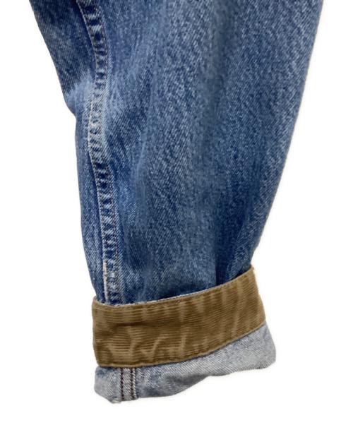 LAND'S END（ランズエンド）LAND'S END (ランズエンド) コーデュロイ切替デニムジャケット インディゴ サイズ:Mの古着・服飾アイテム