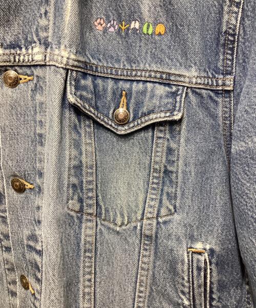 LAND'S END（ランズエンド）LAND'S END (ランズエンド) コーデュロイ切替デニムジャケット インディゴ サイズ:Mの古着・服飾アイテム